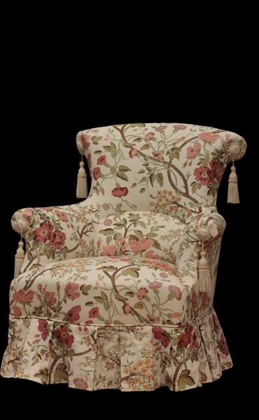 25 fauteuil lambrequin cartisane gland